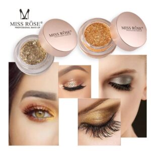 Miss Rose Pigmented Colorful High-light Eyeshadow glitter