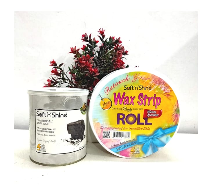 Soft Wax Tin Pack 800 gm with 50 Meter Dotted Paper Roll - Image 2