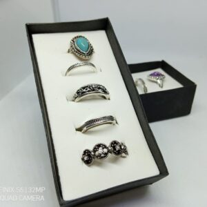 5 Pieces Rings For Girls - High Quality Imported Latest Design 5 pcs Ring Set For Girls - Ring Set For Women - Fashion Jewellery