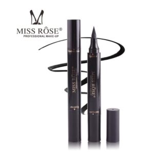 Miss Rose Dual Eyeliner Pen And Winged Stamp Black