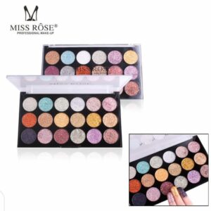MissRose 18-Color Sequin Glitter Eyeshadow Palette