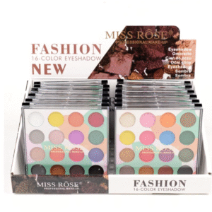 Miss Rose 16 Color Matte & Shimmer Eyeshadow Kit New