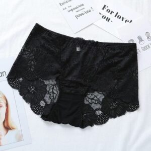 Stylish Net Panties Lace Underwear For Girl's Briefs Pantie For Women's Ladies