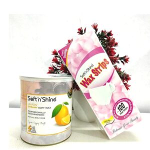 Soft Wax - Tin Pack 800 gm with 100 Strip Pack